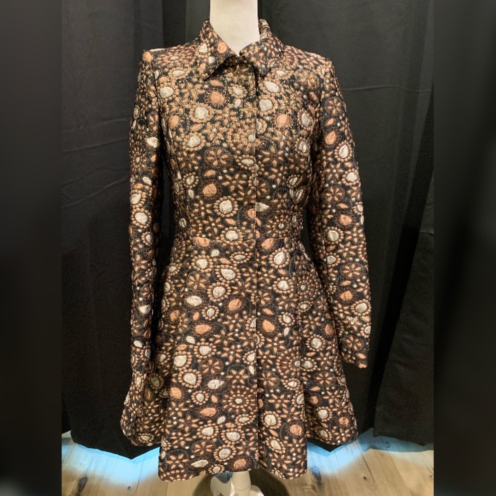 Embroidered Dress Coat